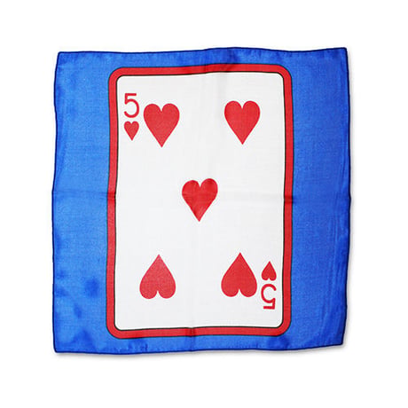 30cm角カードシルク（青ベース）