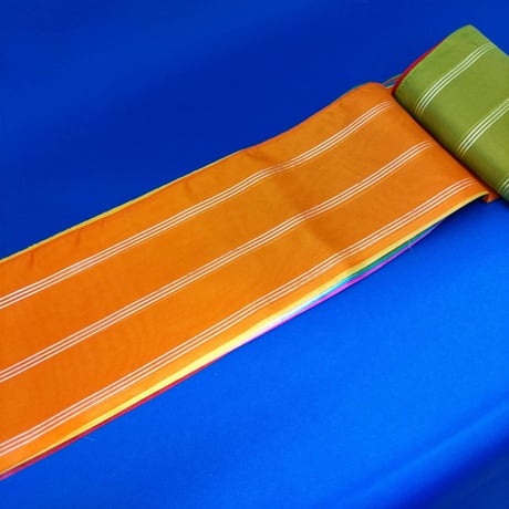 ラメ入りレインボーのべシルク
