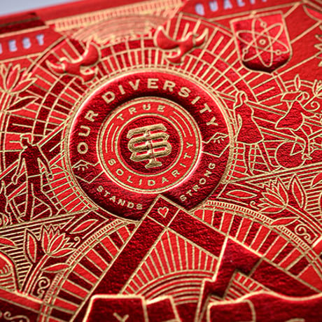 Solidarity (Loving Red) Playing Cards By Riffle Shuffle