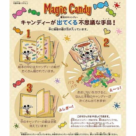 魔法のキャンディー ディズニースタンダードキャラクターズ byTenyo