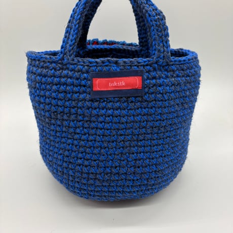 コットン糸トートバッグ keitou Blue