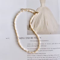 (244) mix fresh water pearl necklace 【淡水パール】