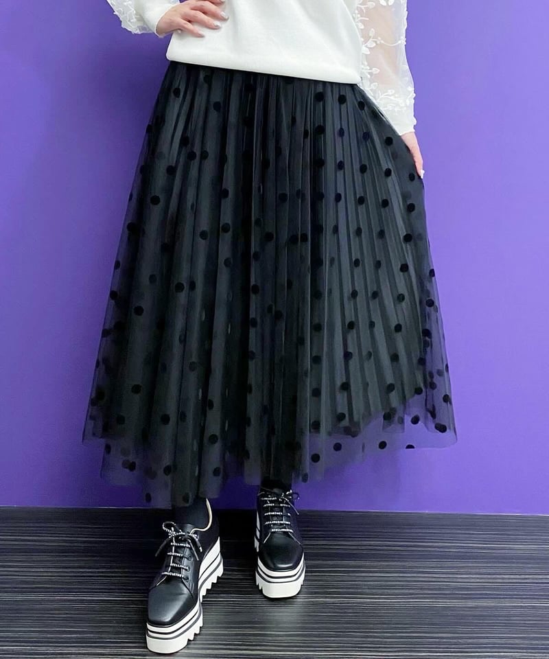 髙橋リタさんコラボ　R チュールスカート　ブラック　36 髙橋リタさんコラボ R チュールスカート ブラック 36 髙橋リタ