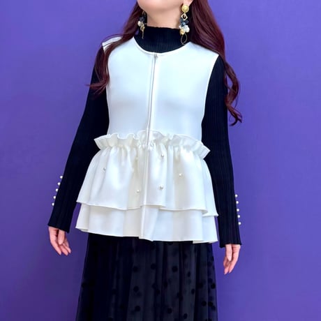 ayane ♡♡フリルベスト最終価格☆。.:＊・゜ フリルベスト | STORES