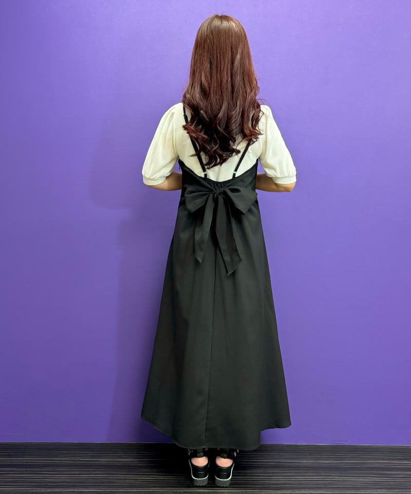 バックリボンジャンパースカート | Camellia