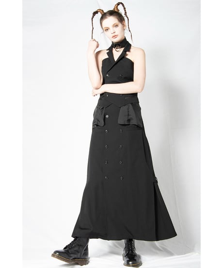 alice auaa アリスアウアア ショート丈 タンクトップ Y2K ブラック CATEGORY Women's | alice auaa WEB STORE [intern