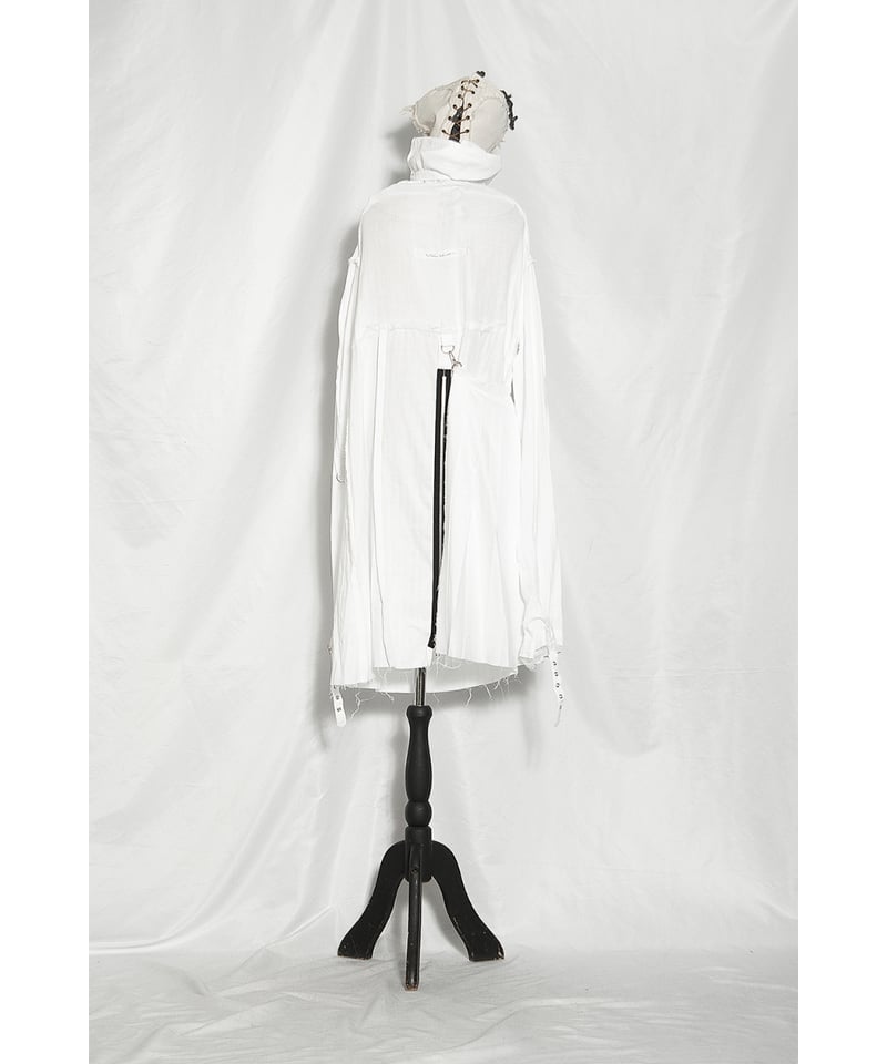 alice auaa つけ袖付きブラウス au61-05bl03-02/ladies:WHT | alice auaa WEB SHOP