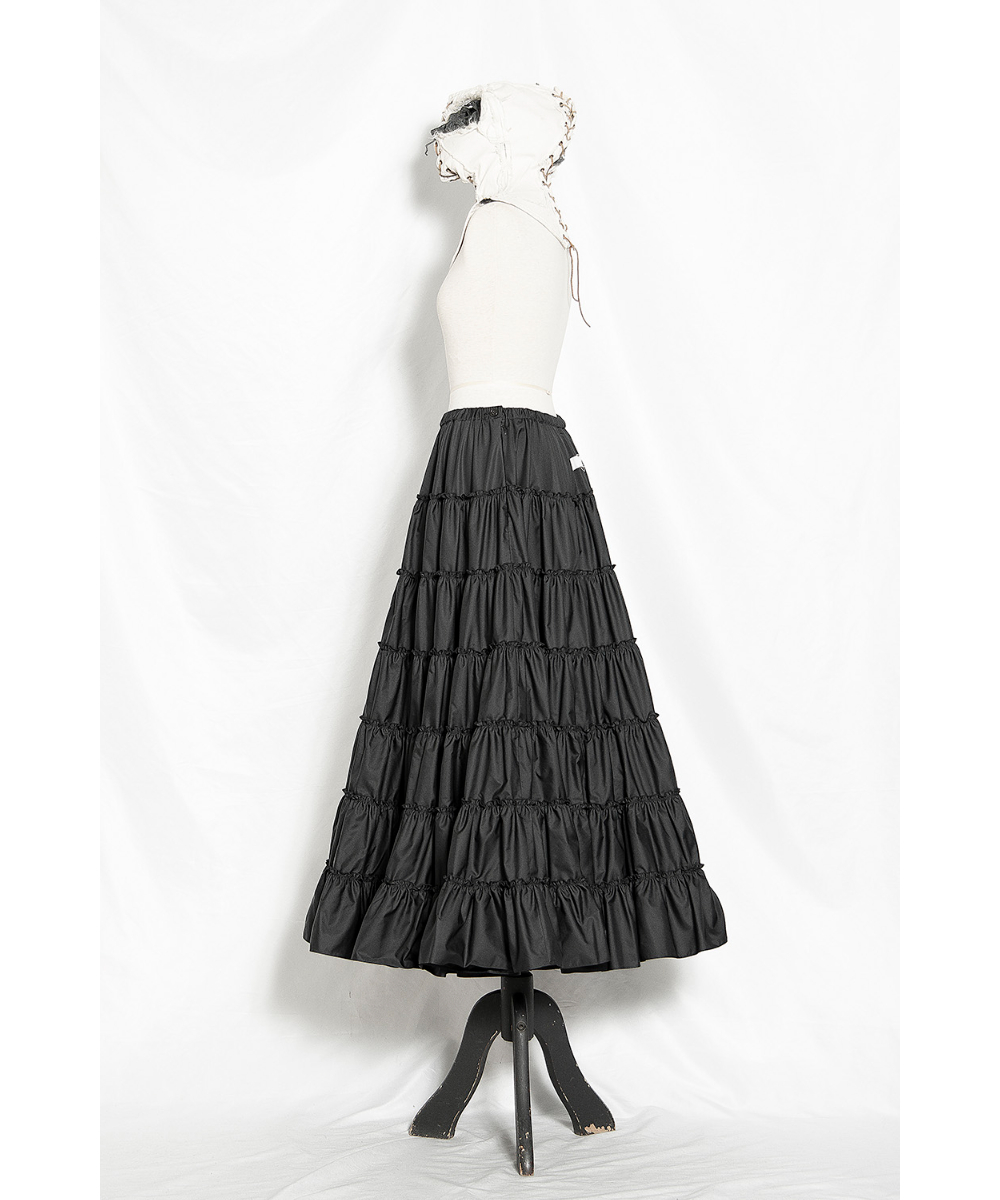 alice auaa アシンメトリー ブラック フレアスカート スカート alice auaa asymmetry skirt alice auaa asymmetry skirt