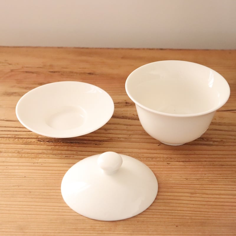 白磁台湾茶器 蓋碗 | なずな onlinestore