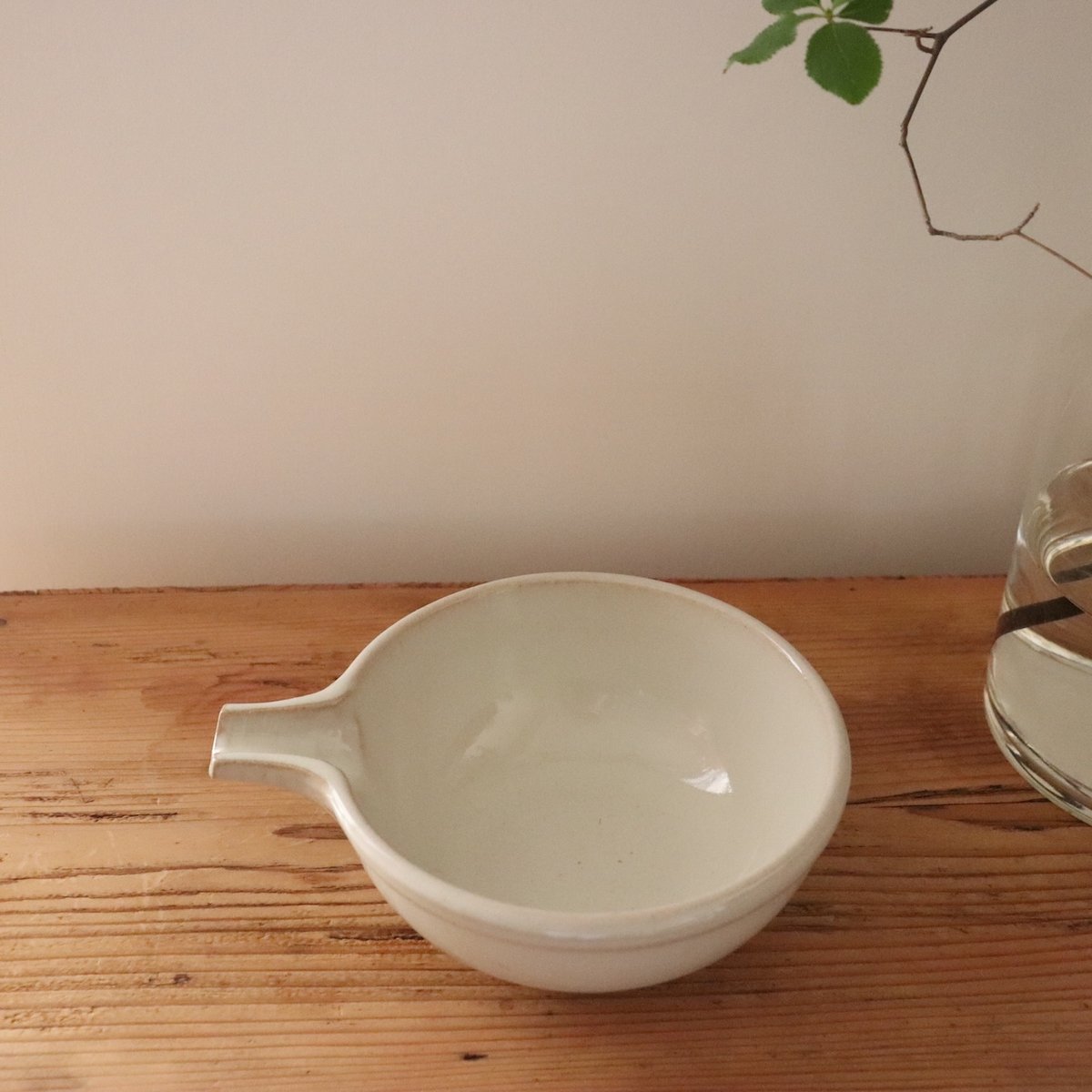 赤膚焼　片口 赤膚焼窯元 尾西楽斎】酒器 萩釉片口｜【ならわし narawashi