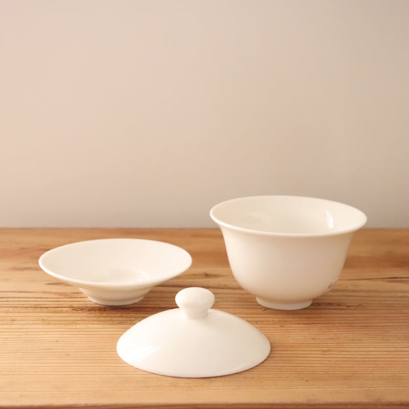 白磁台湾茶器 蓋碗 | なずな onlinestore