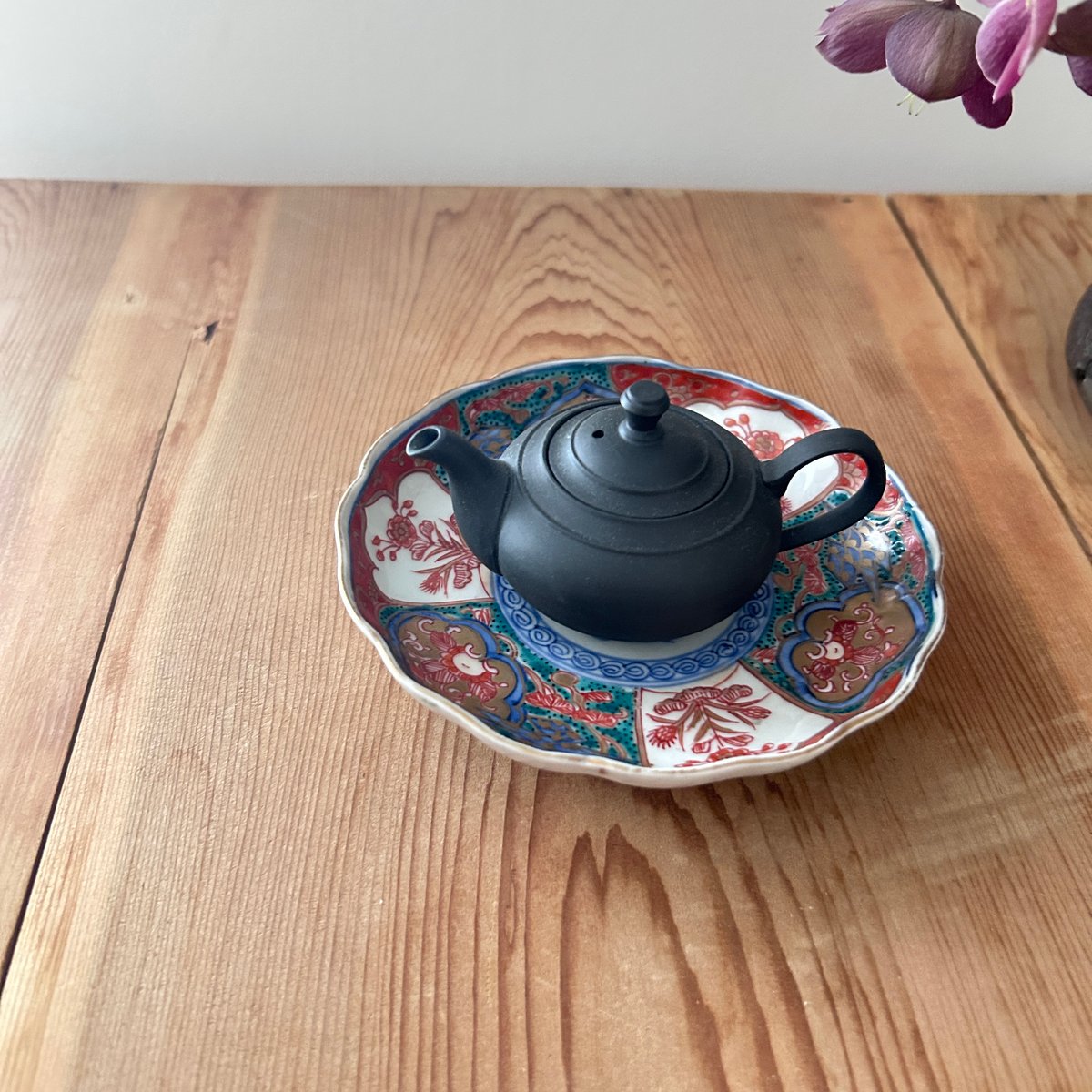 江戸後期の器 染付皿 (江戸後期) | なずな onlinestore