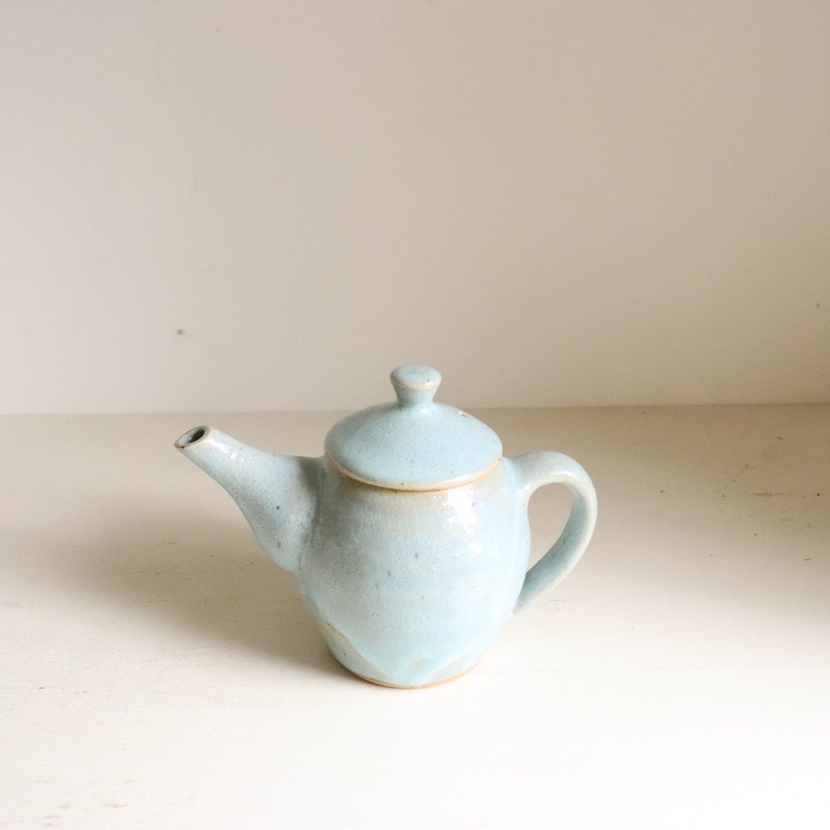 福光焼白釉面取ポット