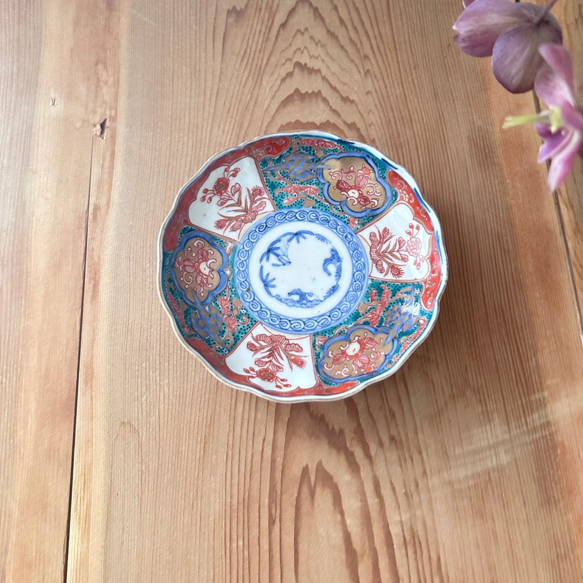 江戸後期の器 染付皿 (江戸後期) | なずな onlinestore