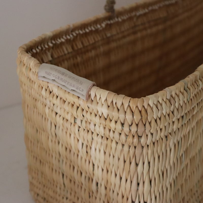 warang wayan ストローバスケット 浅型L | なずな onlinestore warang wayan ストローバスケット 浅型L | なずな onlinestore