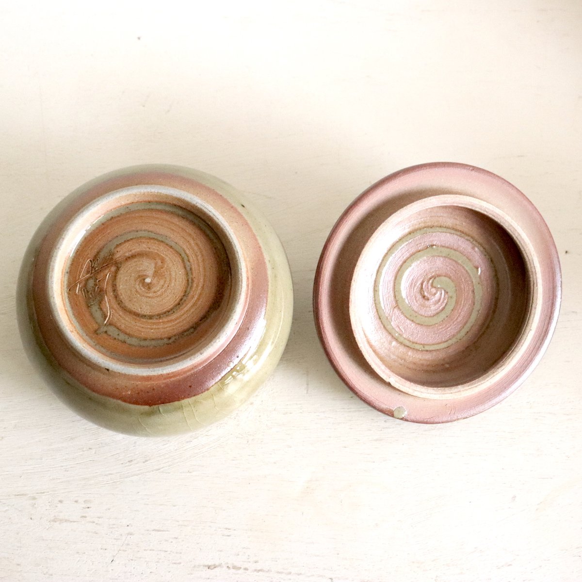 仁清写 花筏絵水指 (共箱) 三代 紫翠窯 西村徳泉 - 茶道具販売