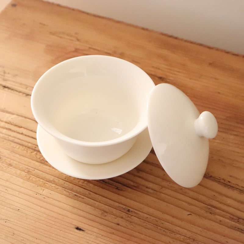 白磁台湾茶器 蓋碗 | なずな onlinestore