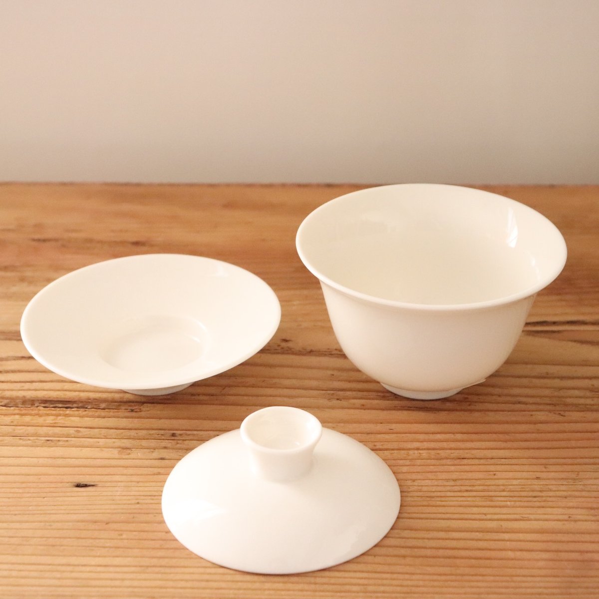 白磁台湾茶器 蓋碗 | なずな onlinestore