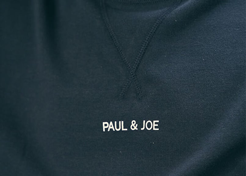 PAUL&JOE ワンポイントロゴ ミニ裏毛 ムジ メンズ ルームウェア ロング ...