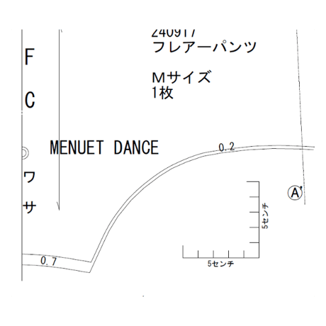 【型紙】 フレアーショーツ 普通丈と足口がローカットの2種類【音声つき動画あり】