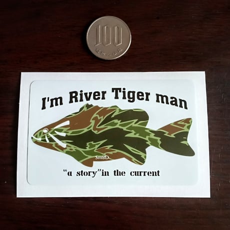 I'm River Tiger man by SmBD  ステッカー5枚セット