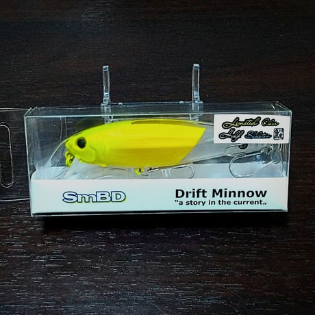 ドリフトミノー Driftminnow【限定】  ハーフスケルトン★イエローグラデーション