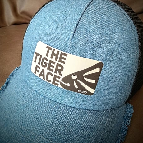 『THE TIGER FACE 』by SmBD デニムダメージ加工キャップ