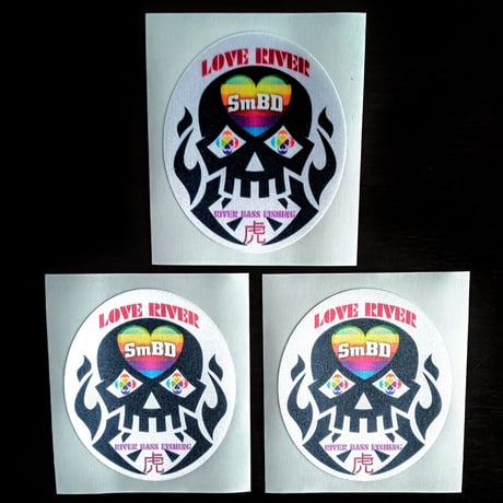 『LOVE RIVER』by SmBD ステッカー3枚セット