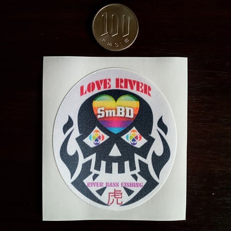 『LOVE RIVER』by SmBD ステッカー3枚セット