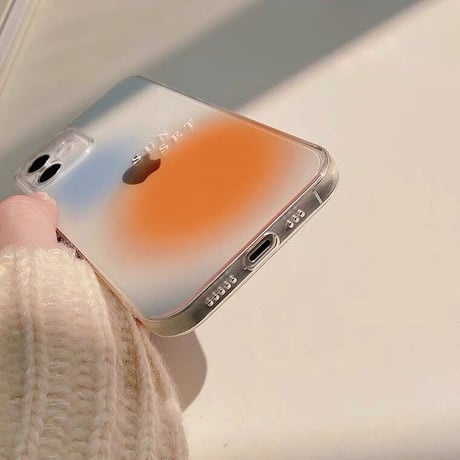 Sunset clear case【C0096】