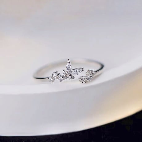 Butterfly silver ring 【R0008】