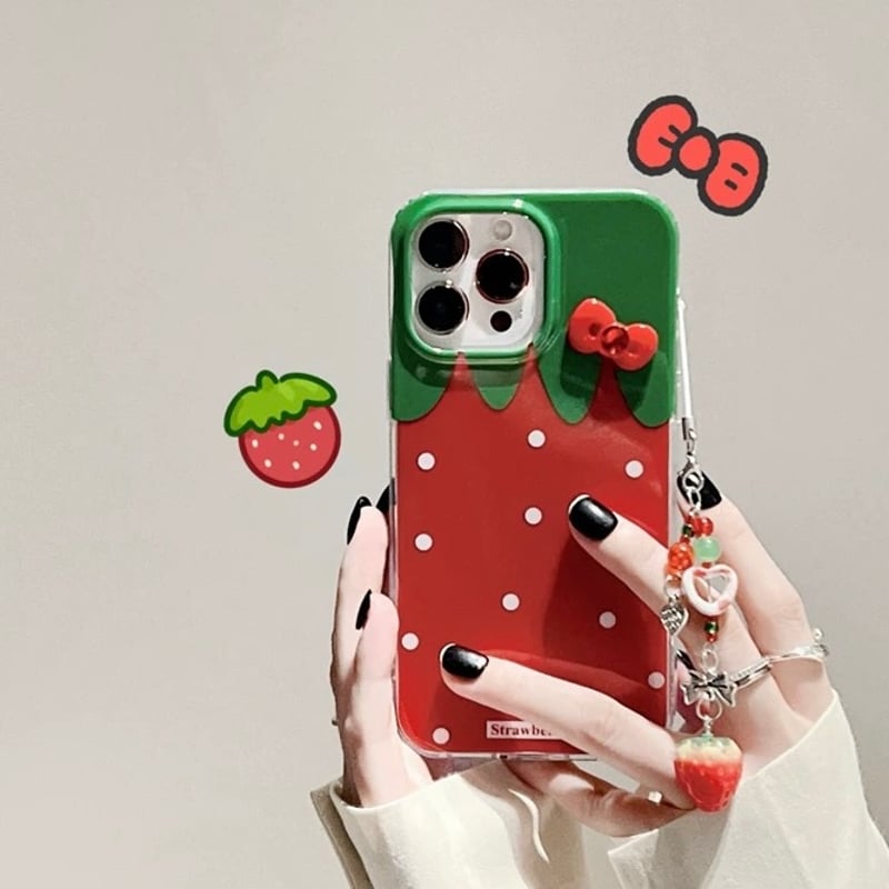 いちごリボンケース【E0424】 | MOA