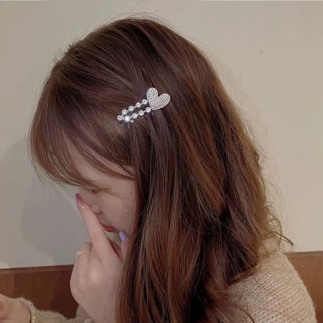キラキラ cute hair pin【R0446】