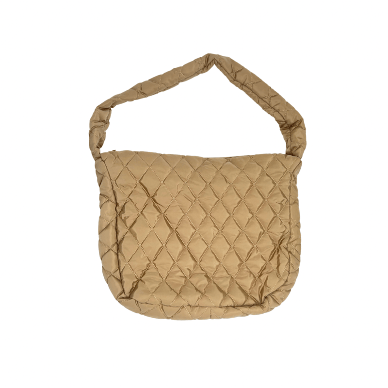 Calin キルティングショルダーバッグ ラテ キルティングショルダーバッグ【F0005】 | MOA