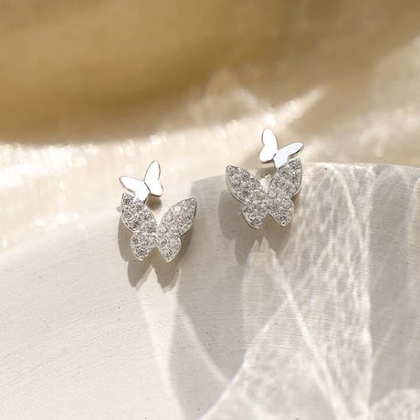 double butterfly pierce 【R0145】