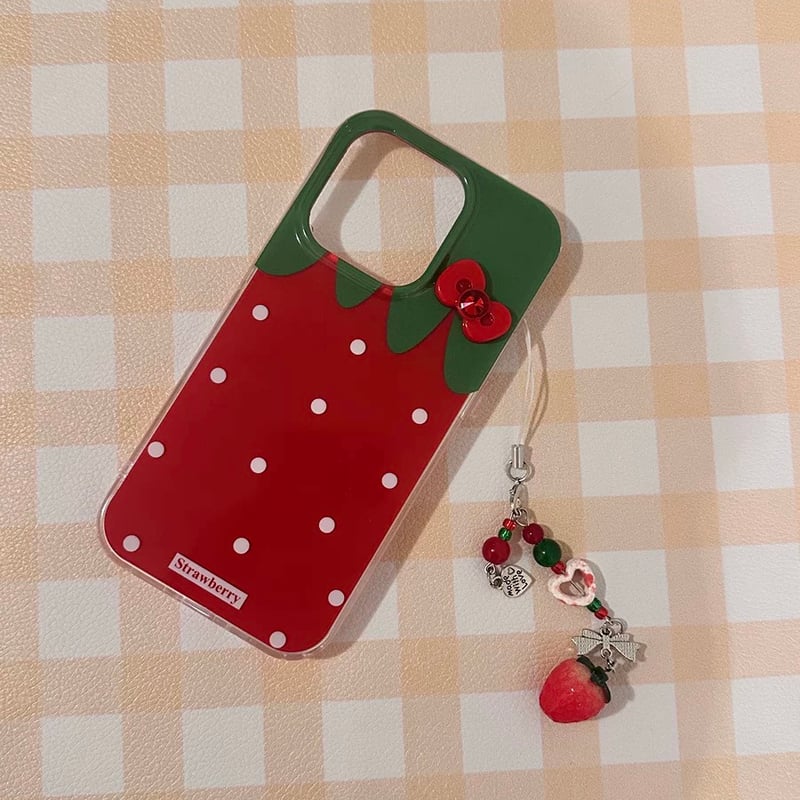 いちごリボンケース【E0424】 | MOA