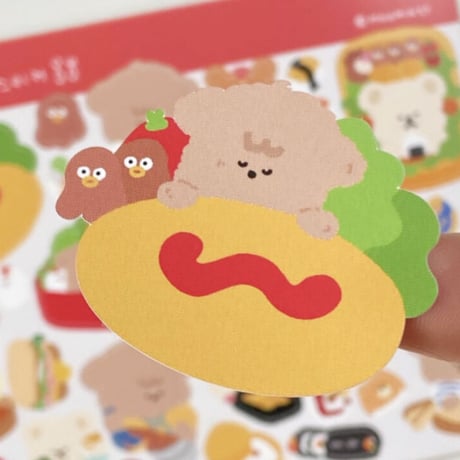 Moominzy お弁当 リムーバブルステッカー【K0004】