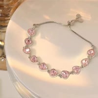 Heart chain bracelet【R0364】