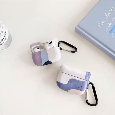 Art cat silhouette Airpods case【P0056】