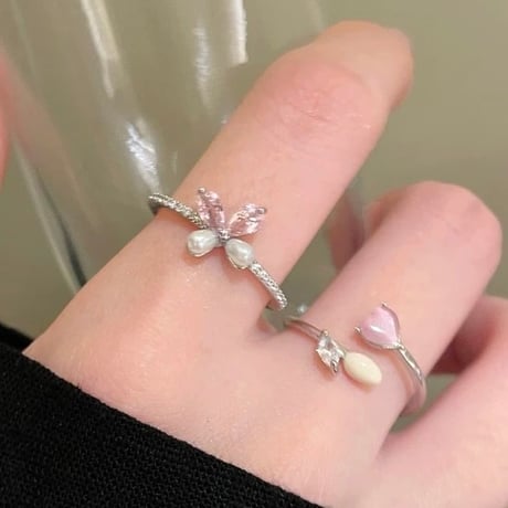 Pink girly ring【R0498】