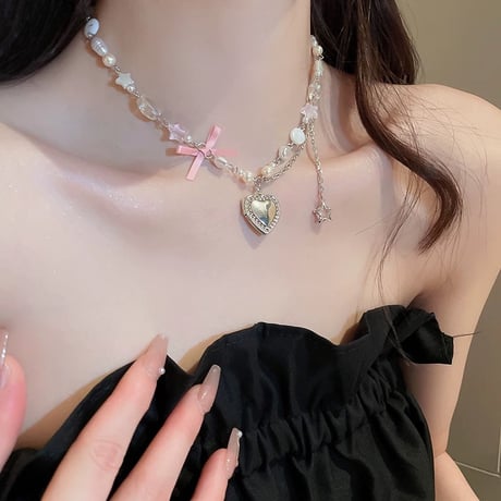 Princess heart necklace【R0463】