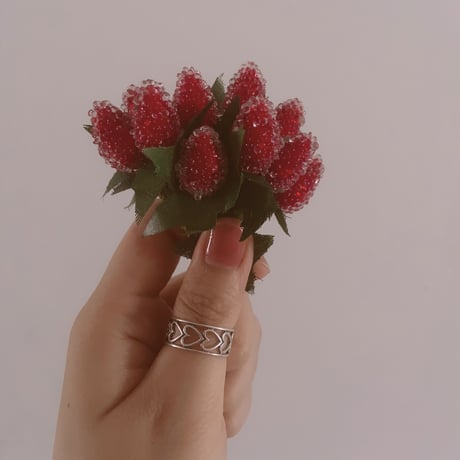 Heart cuff ring【R0379】