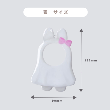Mins Studios Ghost Bunny Card Holder   【K0001】