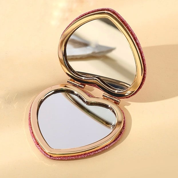 リボンハートミラー【I0026】 | MOA