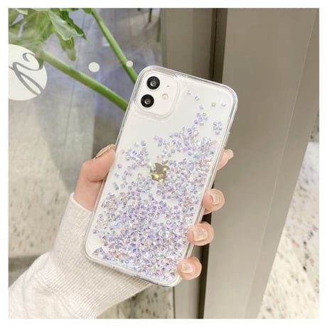 流れるグリッタースマホケース♡【C0184】