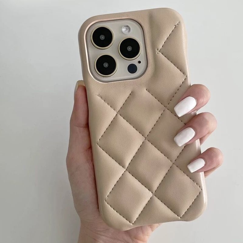 Christian Dior キルティング iPhone13ケース　レザー Dior キルティング iPhone13pro ケース