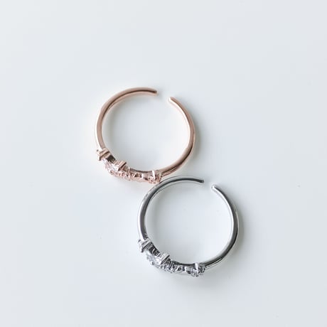 Butterfly line stone ring【R0340】