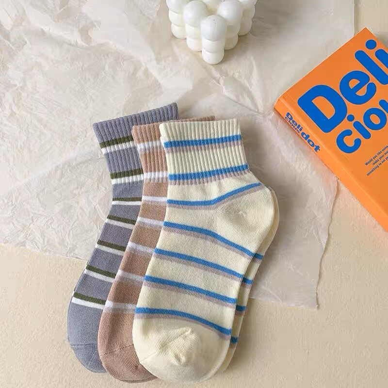 ✨新品未使用✨【ファセッタズム】24ssボーダーソックス2個セット（計4足） カジュアル ボーダーソックス【F0008】 | MOA