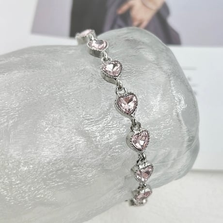 Heart chain bracelet【R0364】