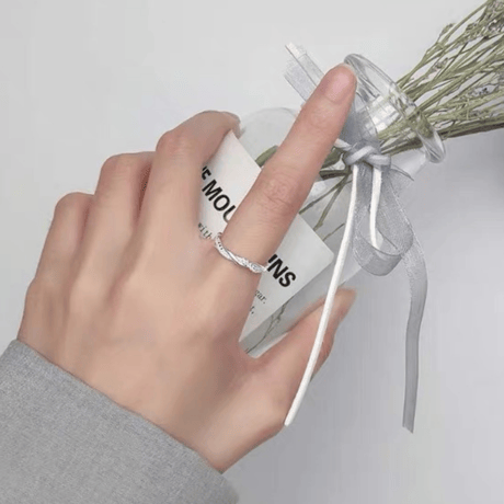 Helix silver ring 【R0018】